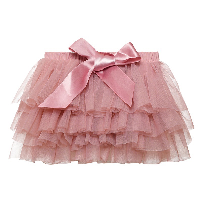 2024 New Summer Mesh Puffy Skirt Children's Wear Girls Tutu Skirt Children's Short Skirt Bag Fat Skirt Tug Skirt
