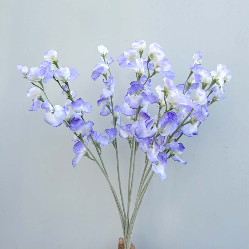 Simulation Sweet Pea Flower Beauty Chen Photography Props Fake Flowers Home Wedding Decoration Living Room Coffee Table Decoration Simulation Flowers