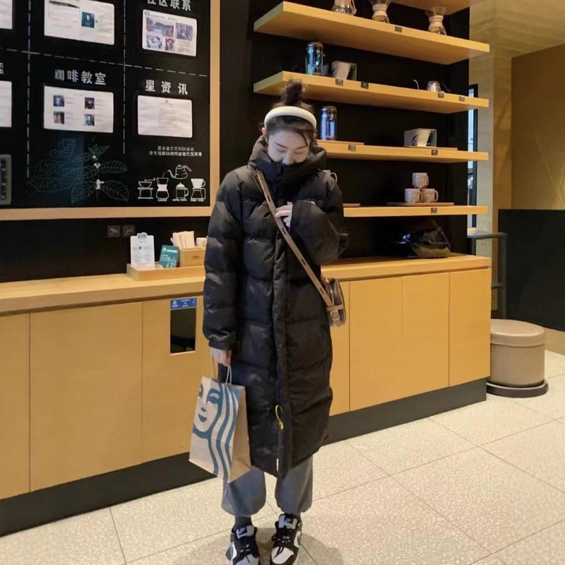 High-Quality North Face Extra-Long down Jacket, Shen Min's Same Style, Unisex Couple's Puffer Jacket, Trendy Outerwear