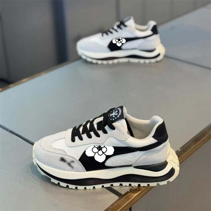 2025 primavera zapatos casuales zapatos deportivos de todo fósforo de moda zapatos de papá cómodos y transpirables zapatos de plataforma retro zapatos de hombre de marca de moda