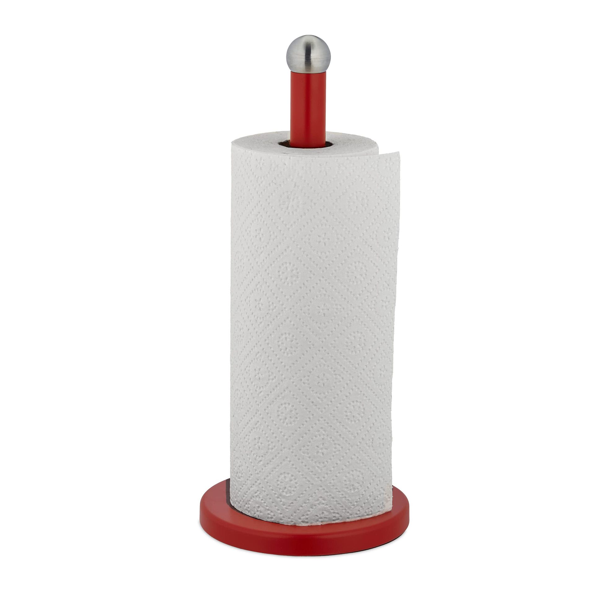 Kitchen Paper Towel Holder Creative Metal Roll Paper Holder Vertical Paper Towel Storage Rack Lazy Rag and Plastic Wrap Storage Rack