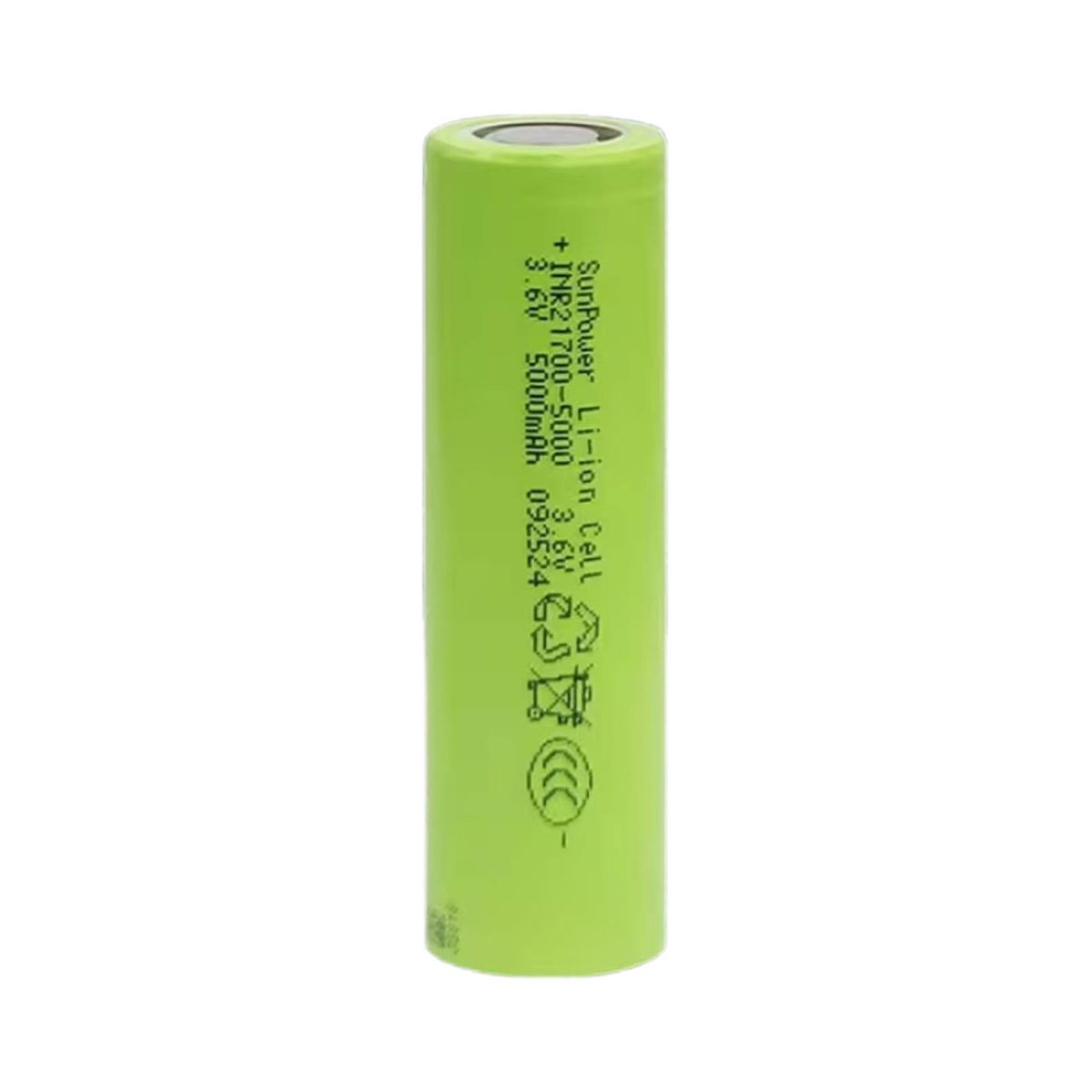 Sanjie original 21700 batería 5000mAh de gran capacidad 10C3.7V linterna recargable batería de alimentación