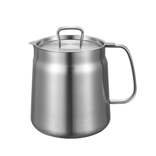 Customized Oil Filter Pot 304 Stainless Steel Filter Oil Residue Pot Oil Leakage Net Oil Tank Kitchen Household with Frying Basket Pot