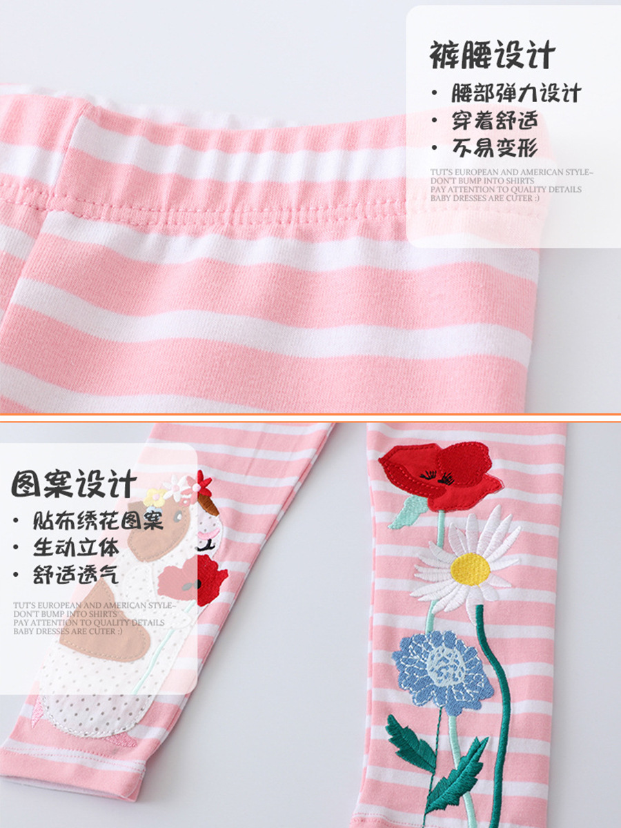 Pantalones infantiles populares transfronterizos europeos y americanos, leggings para niñas, pantalones para bebé, novedades primavera-otoño 2026, distribución y dropshipping