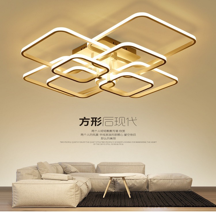 LED modern and minimalistic ceiling light