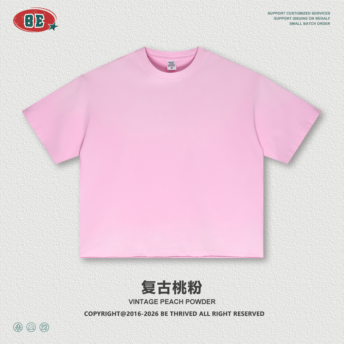Be Hombres| 2026 verano americano lavado en agua hacer viejo Boxy borda suelta pulverización de caballo camiseta de manga corta suelta camiseta de moda masculina