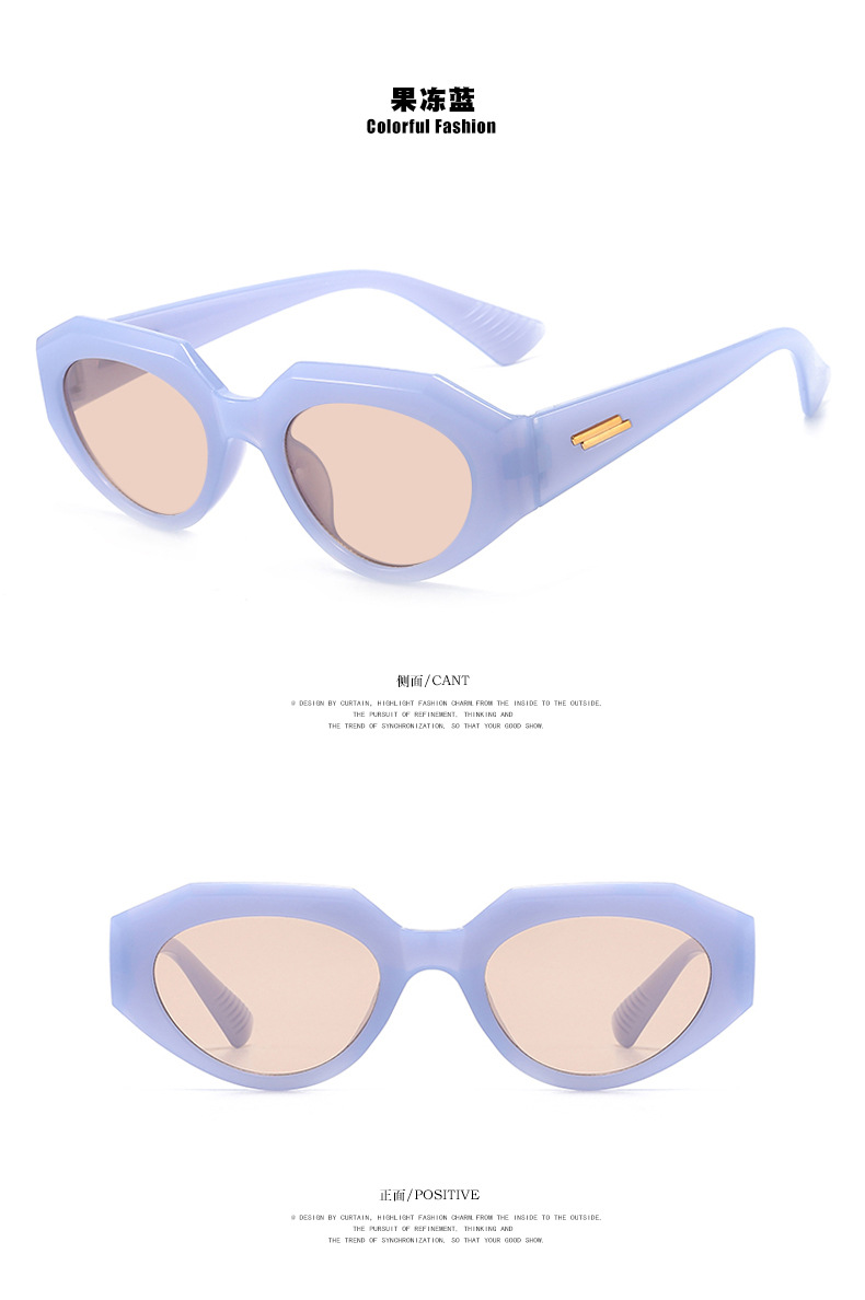 46g Weight UV400 Protection Lens Material Outdoor, Travel, Party, Fishing Occasion Women'S, Men'S, Unisex Gender Hip-Hop, Retro, Fashion, Simple Style Style Orange, Grey&Pink, White, Red, Green, Blue, Transparent, Black Color Hip-Hop Retro Fashion UV400 Protection Women's Sunglasses 10