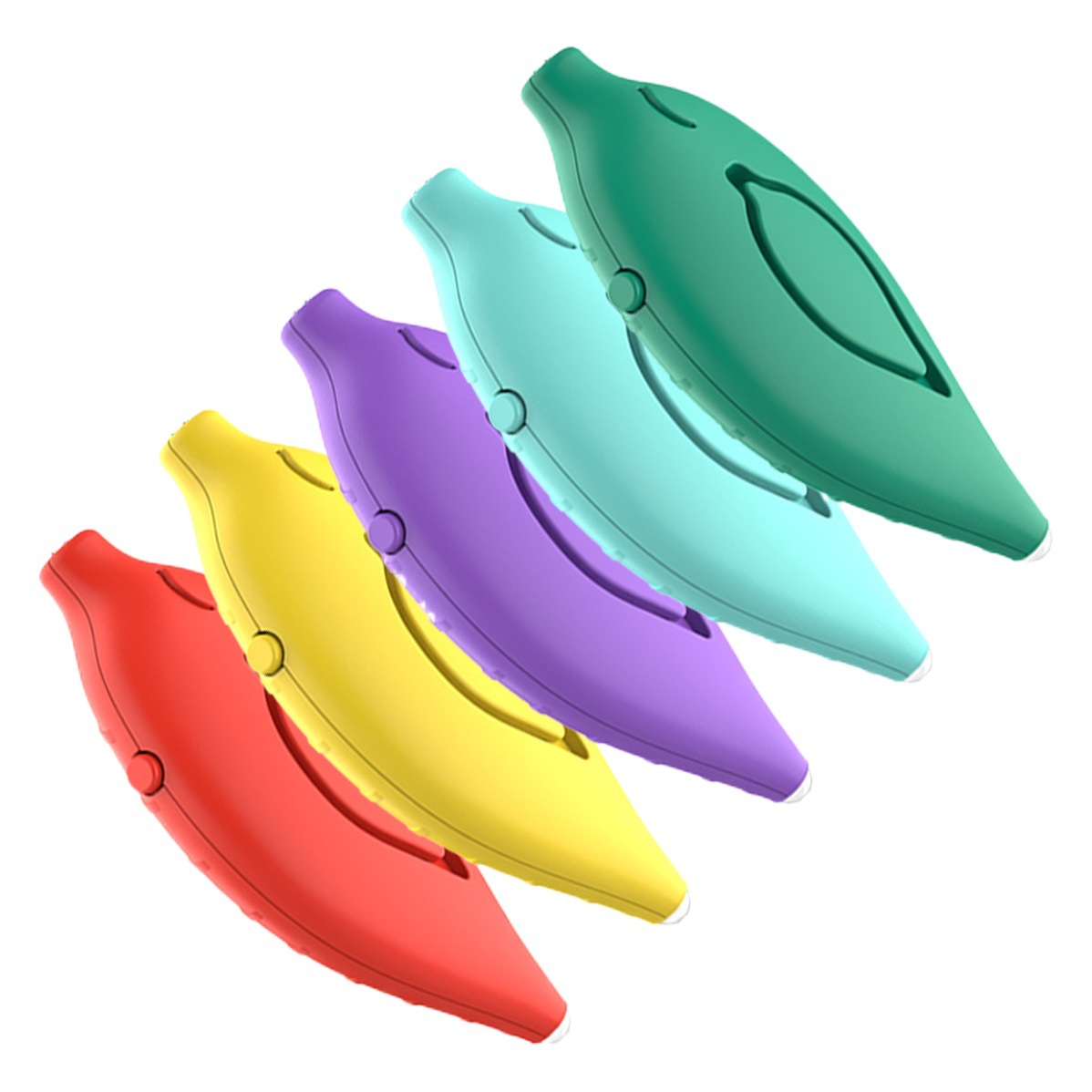 Alarma Personal Forma de Hoja MP-A01 con Luz LED para Autodefensa
