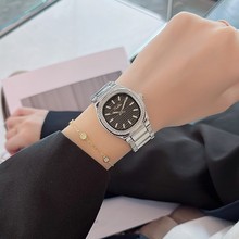 诗高迪时尚风气质个性镶钻潮流休闲女士手表钢带简约ins女表