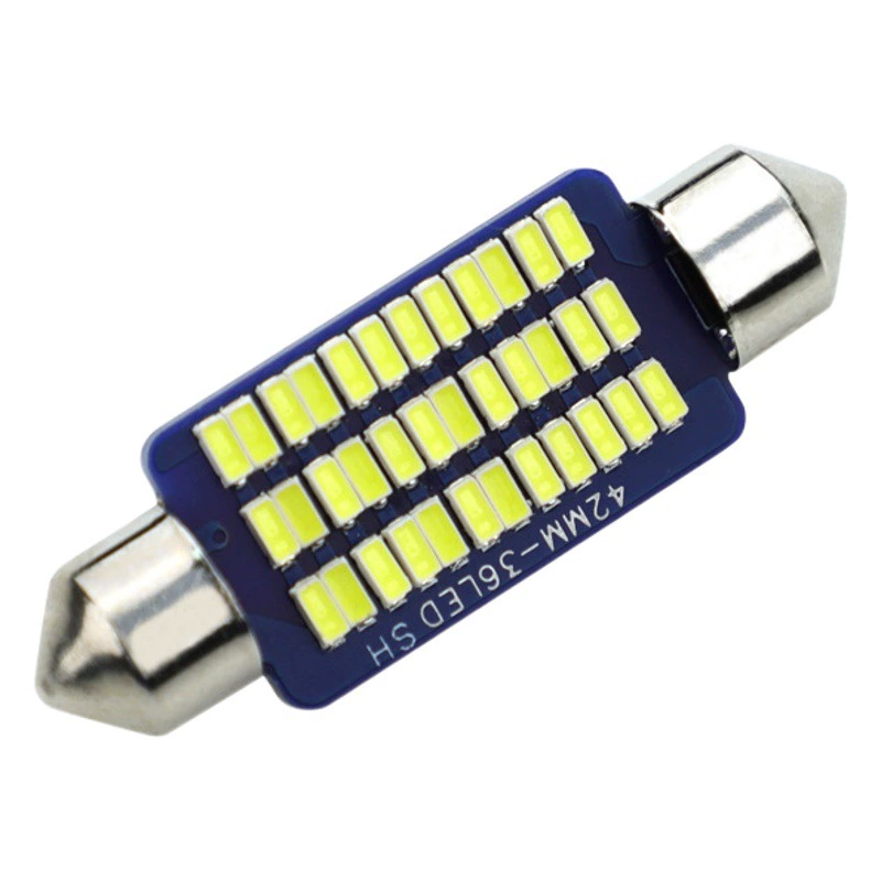 Автомобильный двойной Точечный светильник лампа для чтения светодиодный светильник для номерного знака дверной светильник на крыше T10 ширина света 36MM31 комбинированный костюм