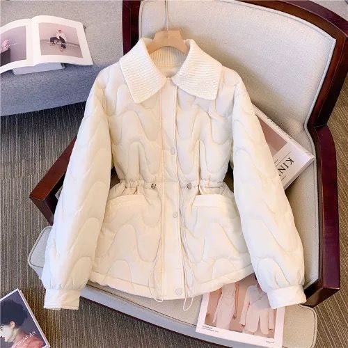 加厚羽绒棉服女冬新款时尚洋气百搭小个子棉袄翻领棉服短外套|undefined