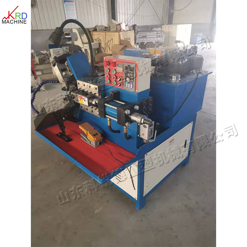 液压驱动三轴滚丝机变频动力自动上料搓丝机圆管外圆网纹成型机