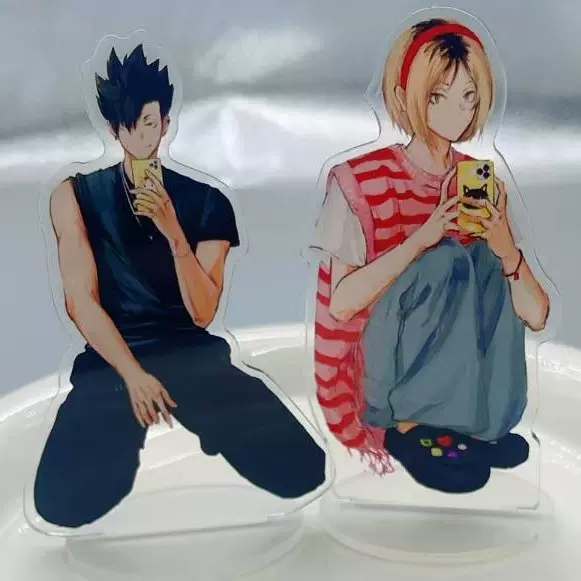 排球少年立牌黑研 孤爪研磨黑尾铁朗动漫桌面摆件装饰亚克力ins风