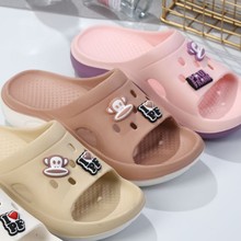 正版大嘴猴女式凉拖2025新款夏季拖鞋高弹橡塑室内防滑家居凉拖鞋