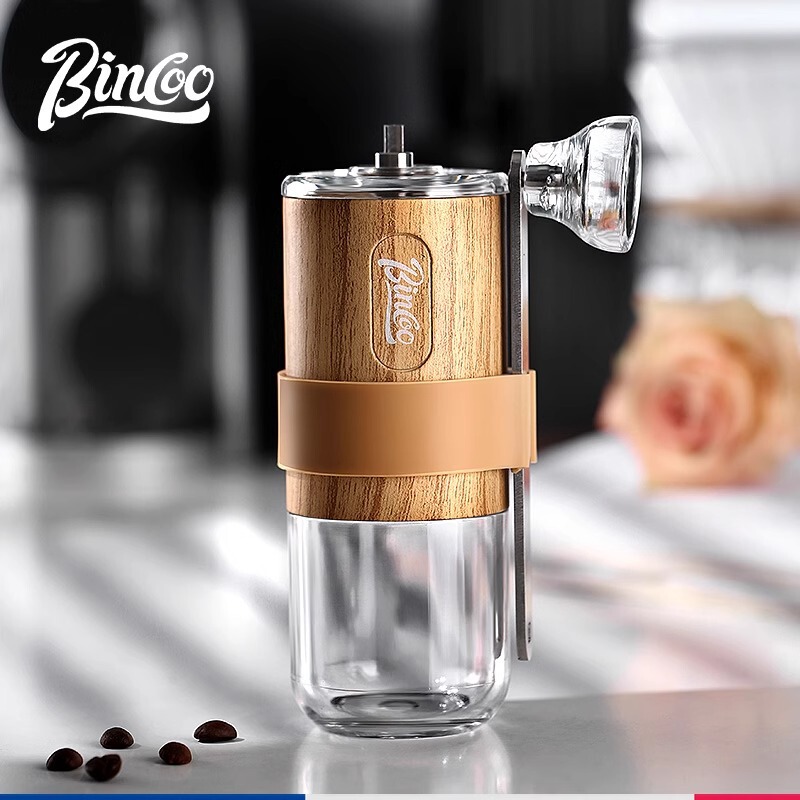 Bincoo Hand Grinder Coffee Bean Grinder Manual Coffee Machine Small Household Portable Mill suit