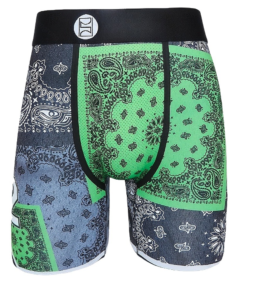 Marca de moda PSD seda de hielo pantalones cortos de poliéster pantalones de playa estampados anime deportes cómodos correr bóxer calzoncillos para hombres