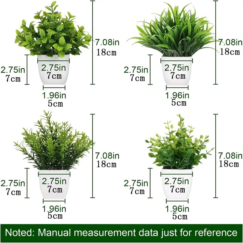 Amazon simulación olla pequeña decoración del hogar eucalipto Romero sala de estar decoración de escritorio flor falsa olla de plástico