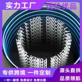 广州 外贸工厂LED太空人千层镜深渊镜霓虹灯发光灯箱无限延伸镜定