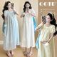 In-Stock 2025 Summer New Korean Fashion Heavy Jacquard Age-Reducing Slimming Elegant Sweet Maternity Dress