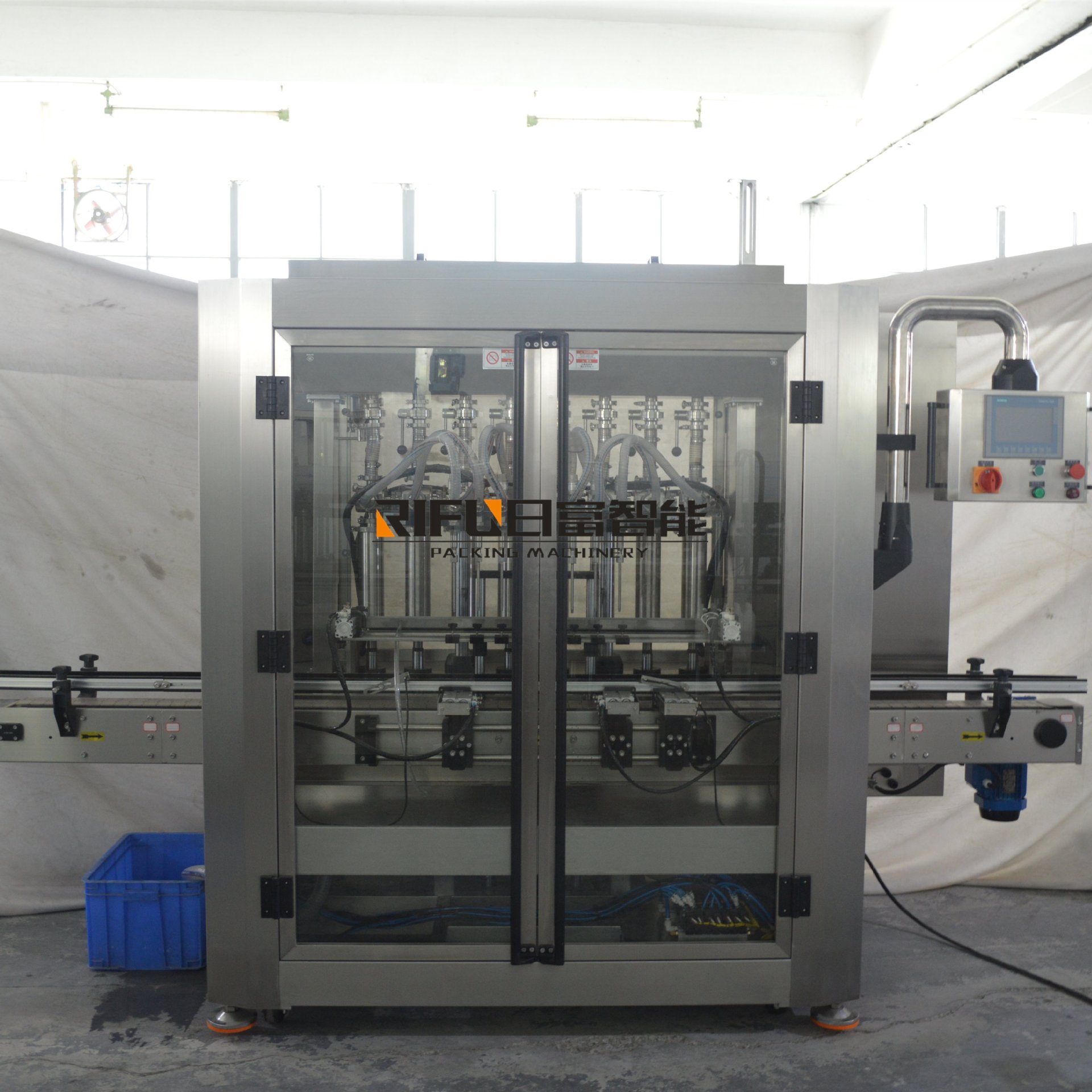 八头活塞灌装机 多伺服控制活塞灌装机 漱口水洗手凝胶灌装设备