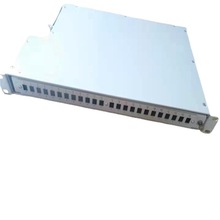 19寸旋轉式24芯SC/UPC/APC光纖終端盒 抽拉式光纜配線架ODF配線箱