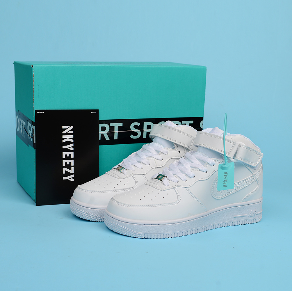 Resistente a la fiebre oficial AF1 blanco y negro panda fuerza aérea 1 zapatos de patina baja para hombres y mujeres zapatos deportivos casuales para correr Putian Dunk