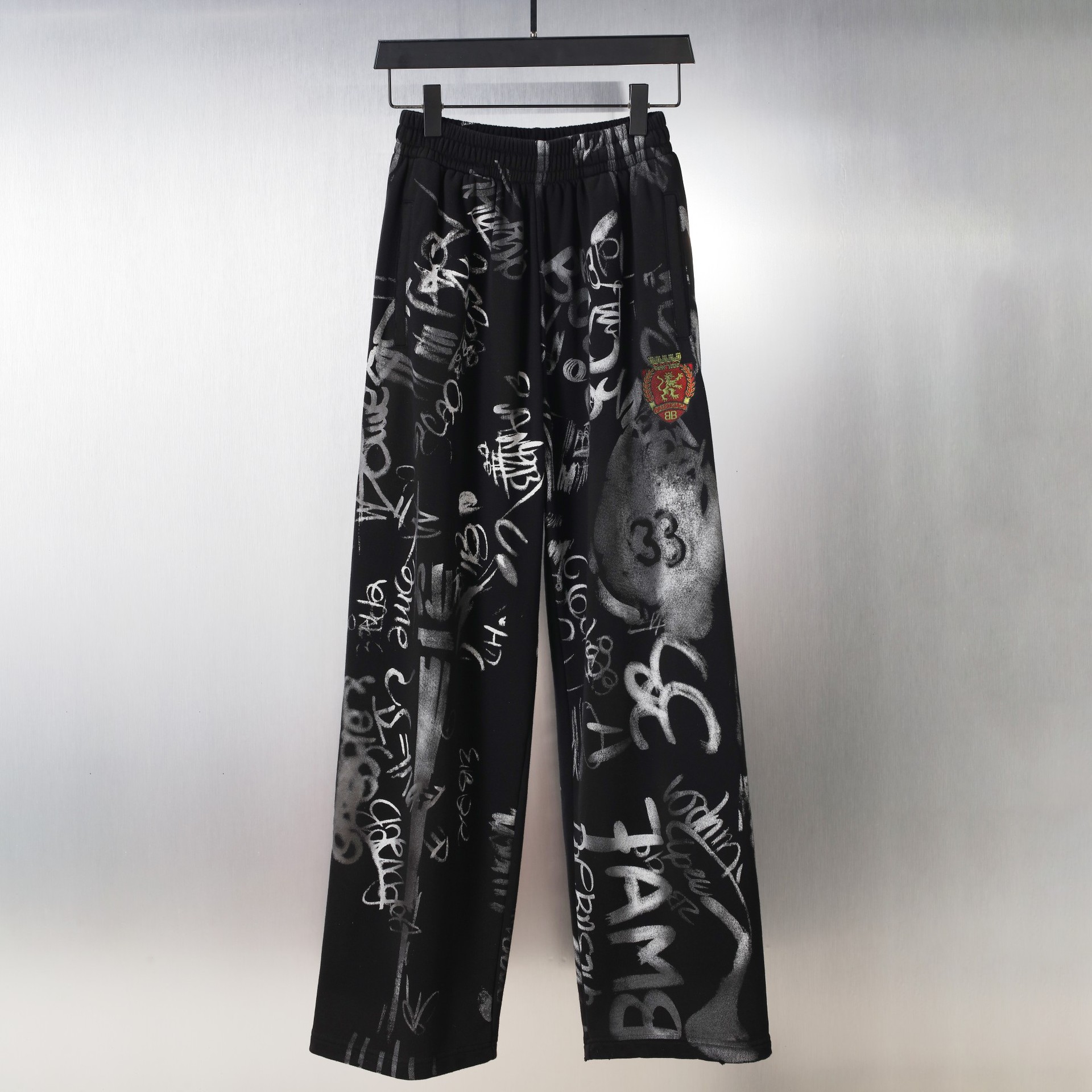 Paris B Brand Cross-Border Ceiling Autumn and Winter New Manchester Series Embroidered Casual Pants Sweatpants Unisex One Piece