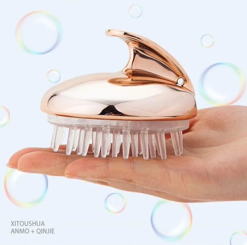 Hair washing artifact adult shampoo brush men and women head shampoo massage comb silicone shampoo brush anti-itch head scratcher