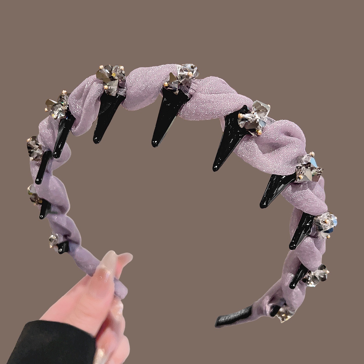 #309 purple mesh wrap