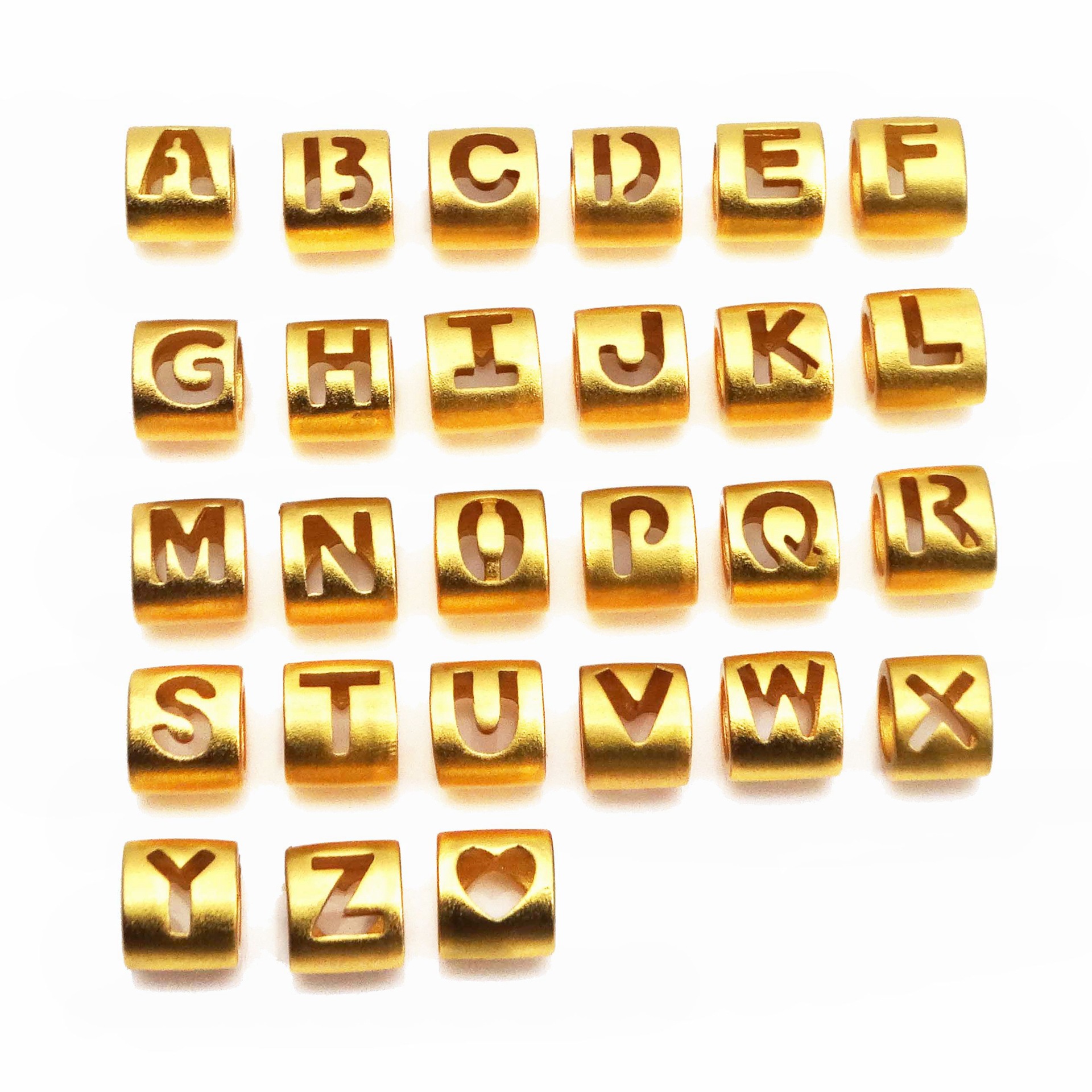 1 Piece 6 * 7mm Hole 3.5 * 4mm Copper Letter Spacer Bars display picture 1