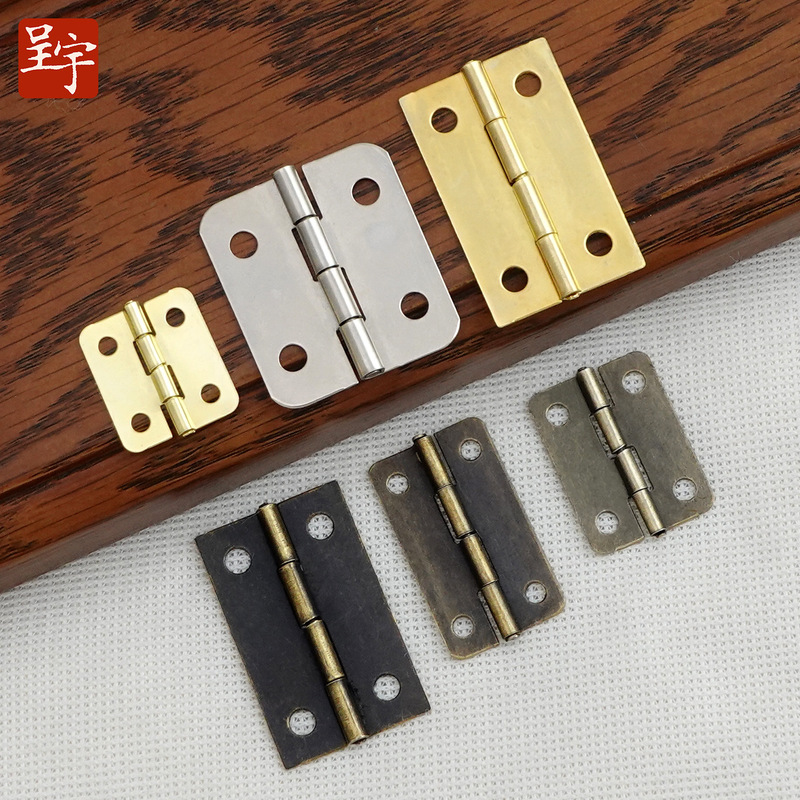 Mini Hinge Packaging Box Hinge Hardware Accessories Iron Hinge Iron Plate Right Angle Hinge Gift Wooden Box Hinge Mini Hinge Packaging Box Hinge Hardware Accessories Iron Hinge Iron Plate Right Angle Hinge Gift Wooden Box Hinge