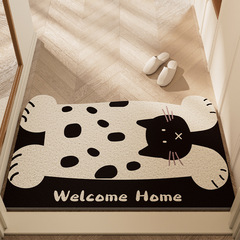 卡通入戶門絲圈地墊進門刮泥蹭土防滑腳墊玄關耐磨除塵可裁剪地墊