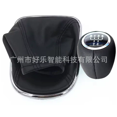 gear: Cab and accessories - sk-chevy51-black-leather-black-stitch-set-r5-speed-seamless-black-leather-tip-2-piece-set