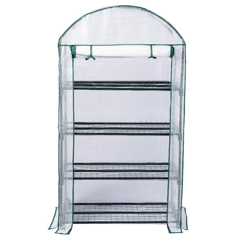 Widened Four-layer Greenhouse Garden Dome Planting Rack, Rainproof Succulent Shelter, Plant Insulation Shed, House,_voghion.com