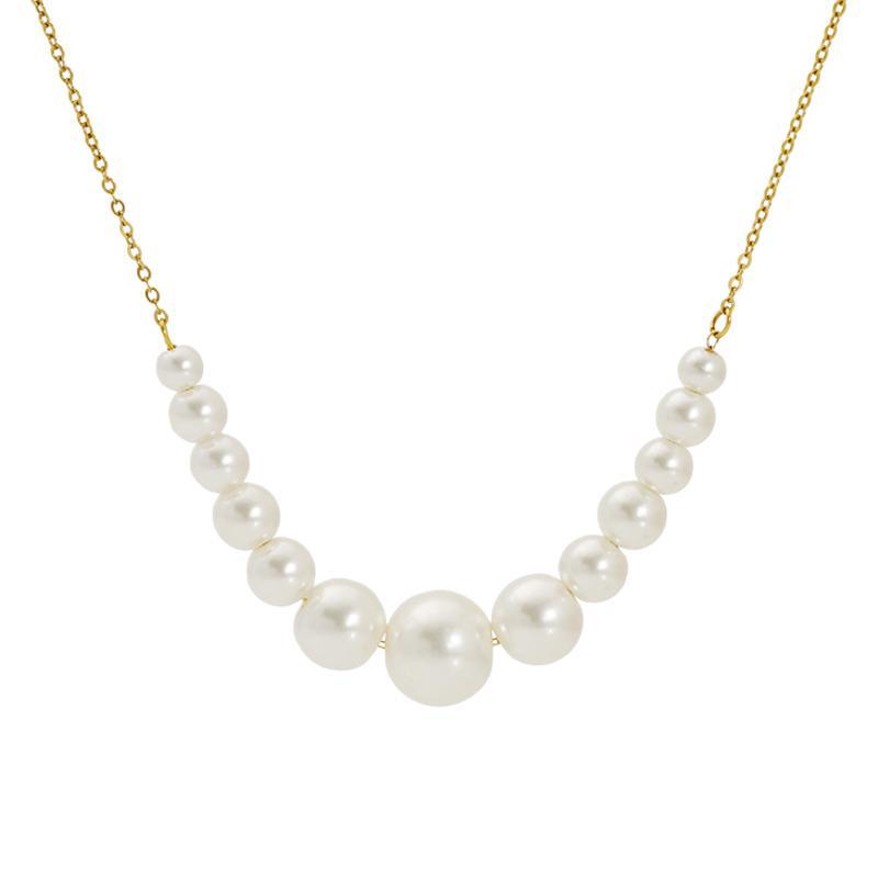 Collar de perlas para mujer, elegante y versátil, con un diseño de nicho y estilo de celebridades de Internet._voghion.com