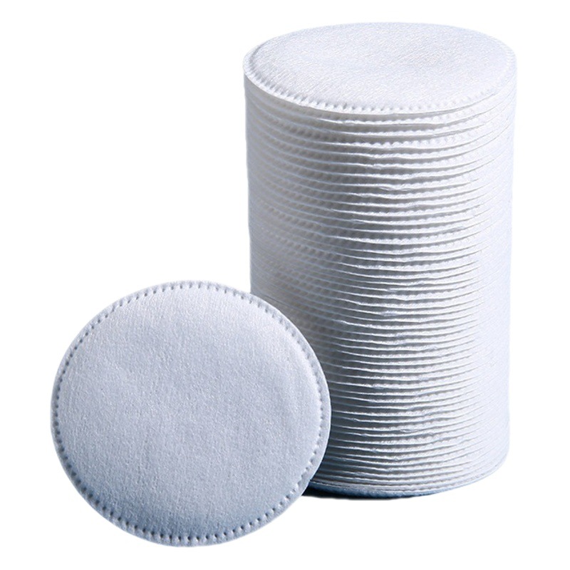 [Fábrica] agujero de alfiler pieza redonda de algodón de maquillaje pieza redonda de bloqueo compresa mojada algodón Limpieza de algodón limpie uñas belleza pieza de algodón en polvo