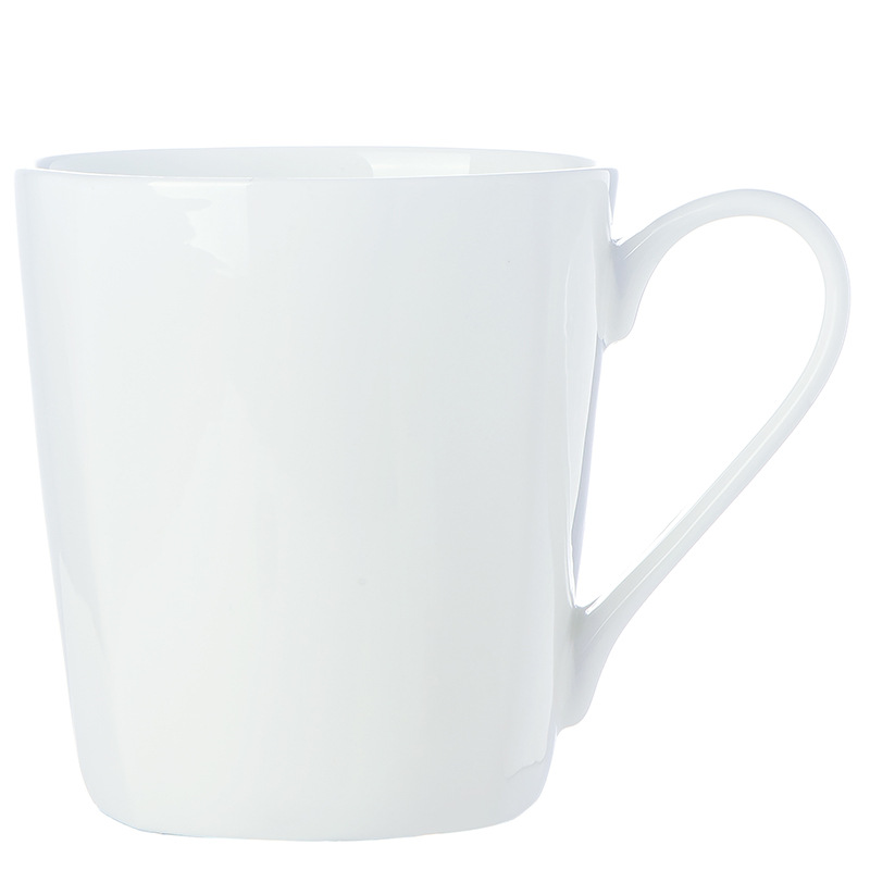 Jingdezhen marca taza de agua taza de óseo de porcelana blanca taza de agua fría de cerámica de oficina esmaltada taza de té de color taza de hotel