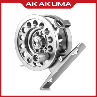 Before the wheel ice fishing right -hand roller metal base fishing wheel lightweight flying fishing wheel brake force scroll wholesale