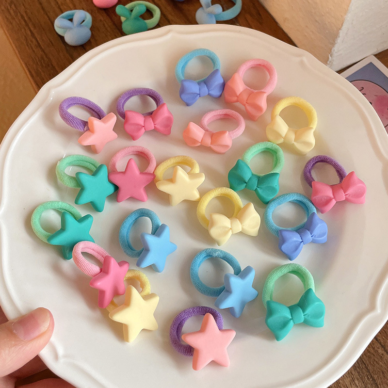 Banda de pelo del bebé accesorios para el cabello de los niños mini linda chica de dibujos animados no duele el pelo cuerda de pelo corbata de bebé Choo pequeña banda de goma