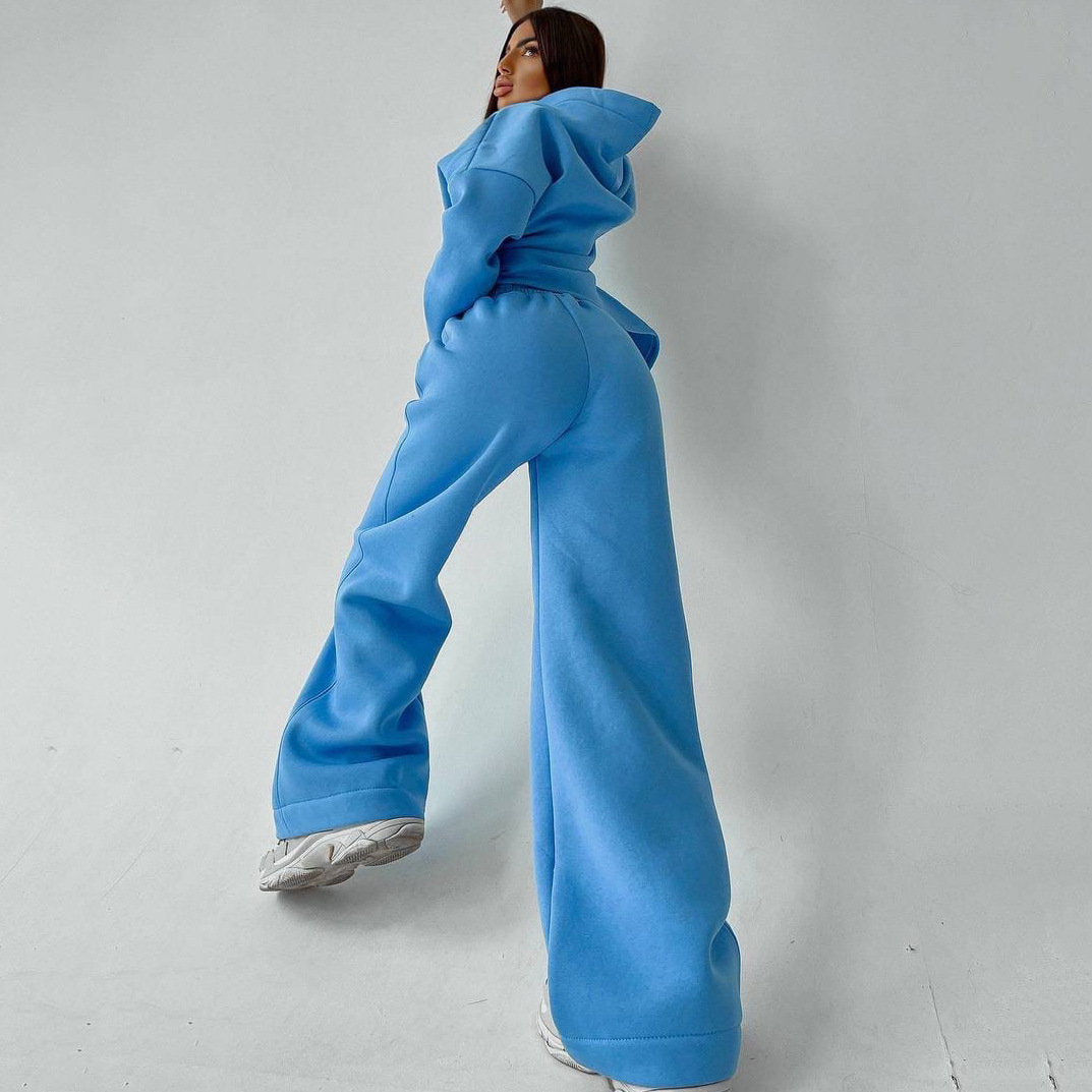 2024 Bestseller European And American Foreign Trade Women's Clothing Autumn/Winter New Hooded Pocket_ecoleips.com