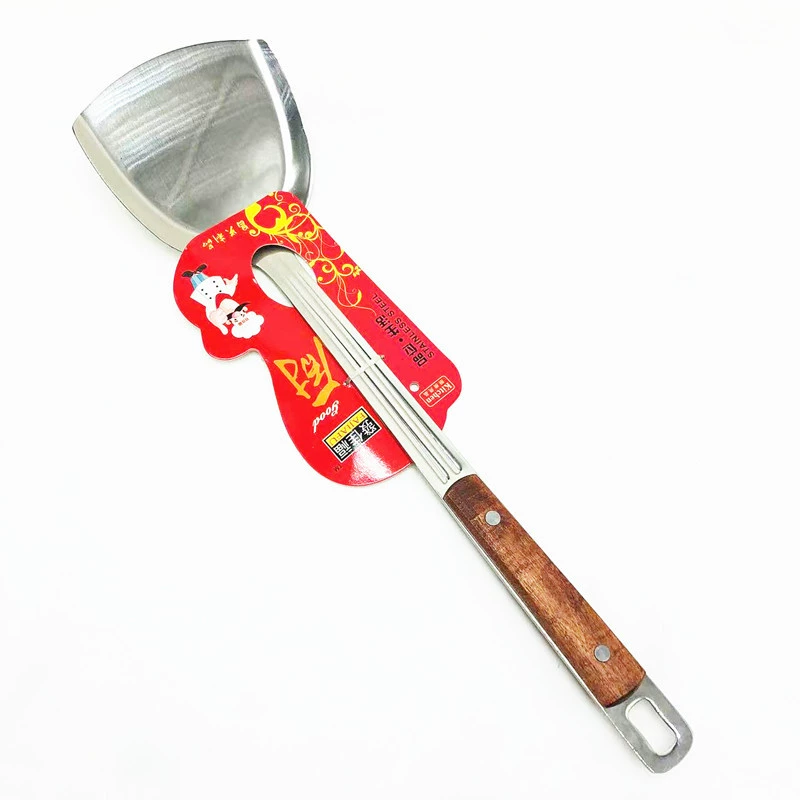 Magnetic stainless steel shovel spoon cooking pot shovel spoon thickened spoon 10 yuan store small department store supplier wholesale