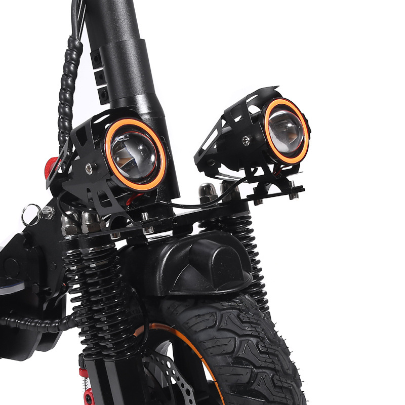 Adult Off-Road Electric Scooter 48V1000W Lithium Battery Foldable Dual-Drive Off-Road Electric Vehicle