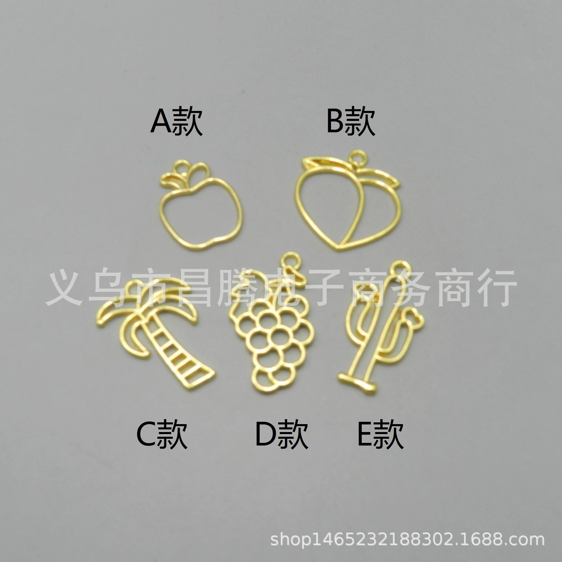 Сохраняющий Цвет Фрукты серии УФ эпоксидная граница смола клей металл полые границы DIY ювелирные аксессуары материалы ручной работы