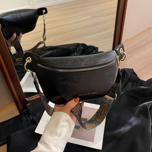 This year's popular small women's spring and summer quality crossbody bag with wide shoulder strap, retro and versatile commuting crossbody bag