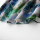 Japanese-Style Foreign Trade 2025 Spring/Summer New Flowing Printed Midi A-Line Skirt with Elastic Waist and Large Floral Pattern