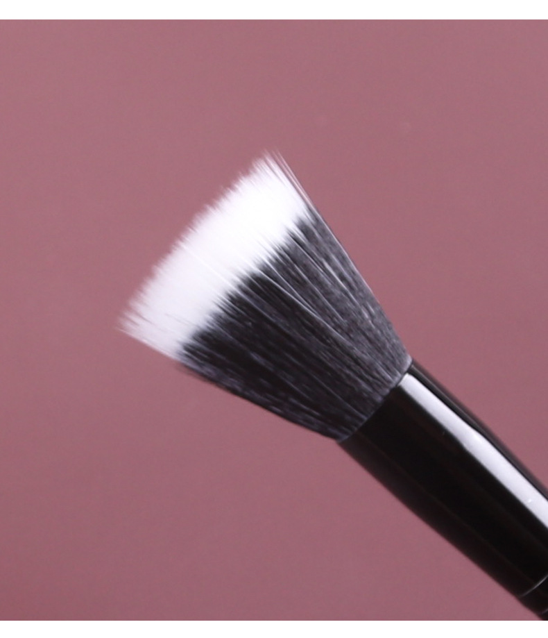 Simple Double-layer Stippling Loose Powder Makeup Brush display picture 3