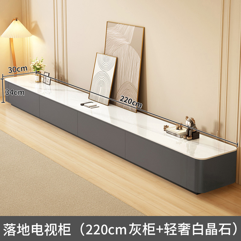 落地电视柜客厅家用2025新款小户型奶油风网红茶几电视机柜组合|undefined