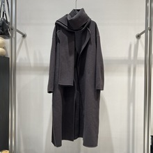 商场同款2025冬季新款女装时尚气质长款双面呢大衣呢外套41112318