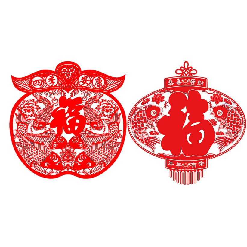 Новогодние электростатические наклейки на окна «Год Лошади 2026», новогодние флокированные наклейки на стекло с вырезками, 30 шт. # 40 # Оптовые украшения для окон