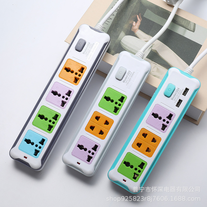 Vietnam dos zócalo USB enchufe de enchufe británico enchufe de comercio exterior USB